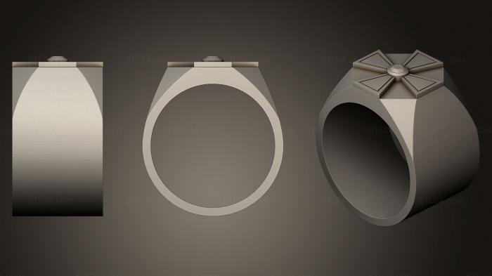 Ювелирные перстни и кольца (Кольцо 108, JVLRP_0209) 3D модель для ЧПУ станка
